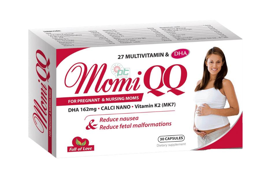 MomiQQ (Hộp 30 viên) - Bổ sung vitamin, khoáng chất hỗ trợ sức khỏe mẹ bầu