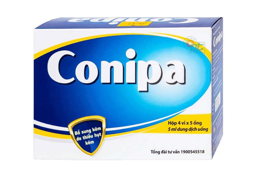 Dung dịch uống Conipa (Hộp 20 ống) - Bổ sung kẽm, nâng cao miễn dịch