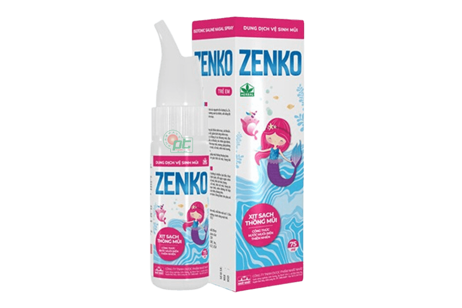 Xịt mũi Zenko giúp giảm nghẹt mũi cho bé (lọ 75ml)