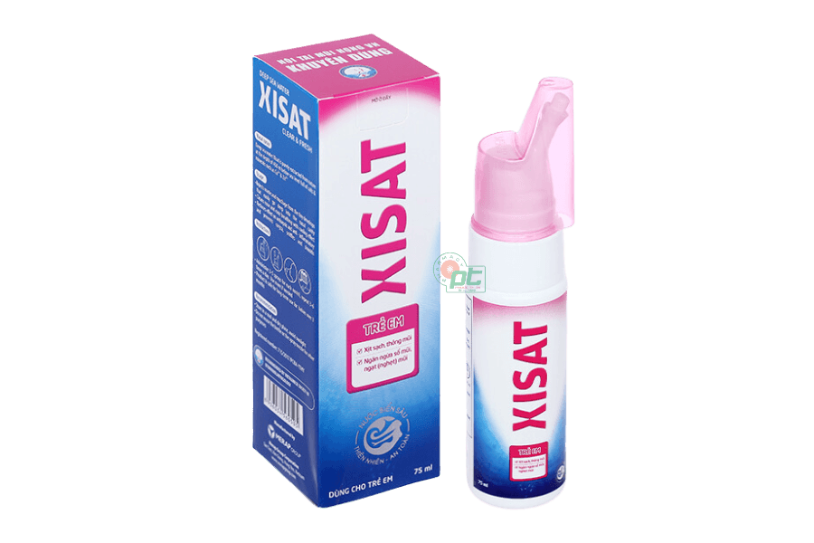 Xịt mũi Xisat hằng ngày dành cho trẻ em giúp giảm nghẹt mũi (lọ 75ml)