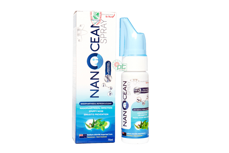 Dung dịch xịt mũi Nanocean Spray (lọ 75ml)