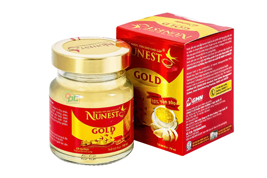 Nước yến cao cấp Nunest Gold giúp bồi bổ và tăng cường sức khỏe (lọ 70ml)