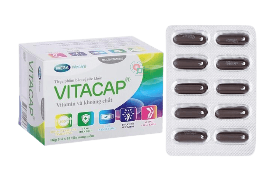 Vitacap viên uống bổ sung vitamin và khoáng chất (hộp 50 viên)
