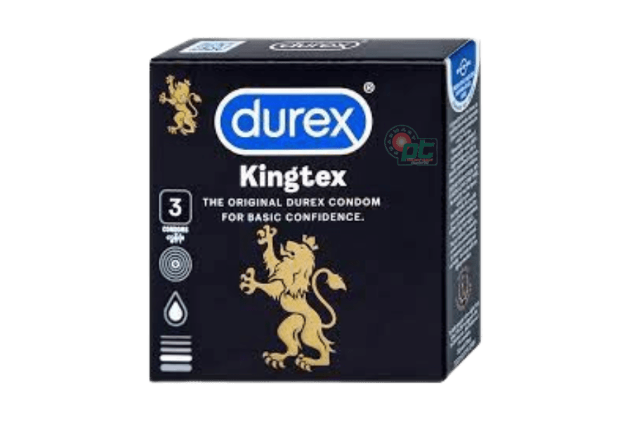 Bao cao su Durex Kingtex ôm khít (hộp 3 cái)
