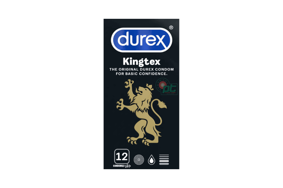 Bao cao su Durex Kingtex ôm khít (hộp 12 cái)