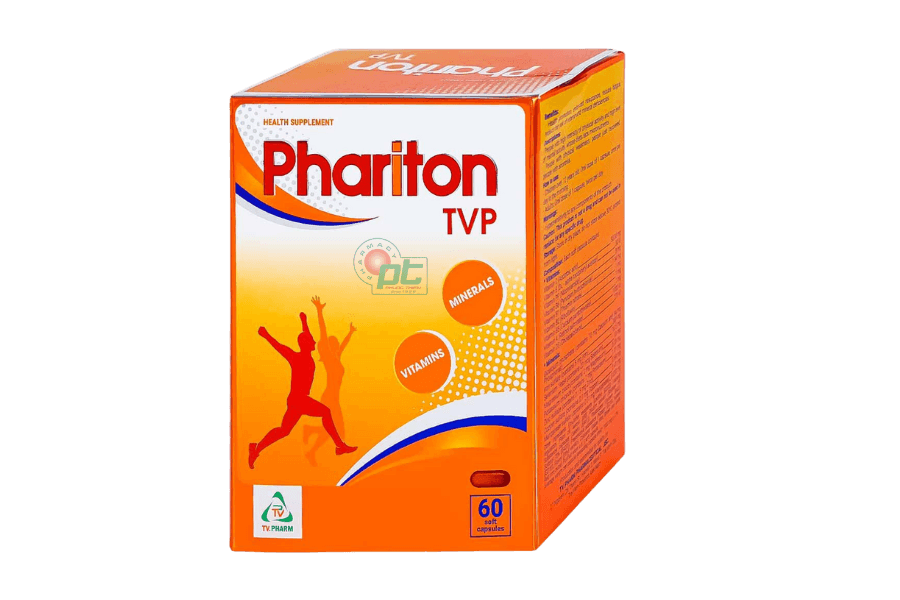 Viên uống Phariton TVP bổ sung vitamin, khoáng chất (hộp 60 viên)