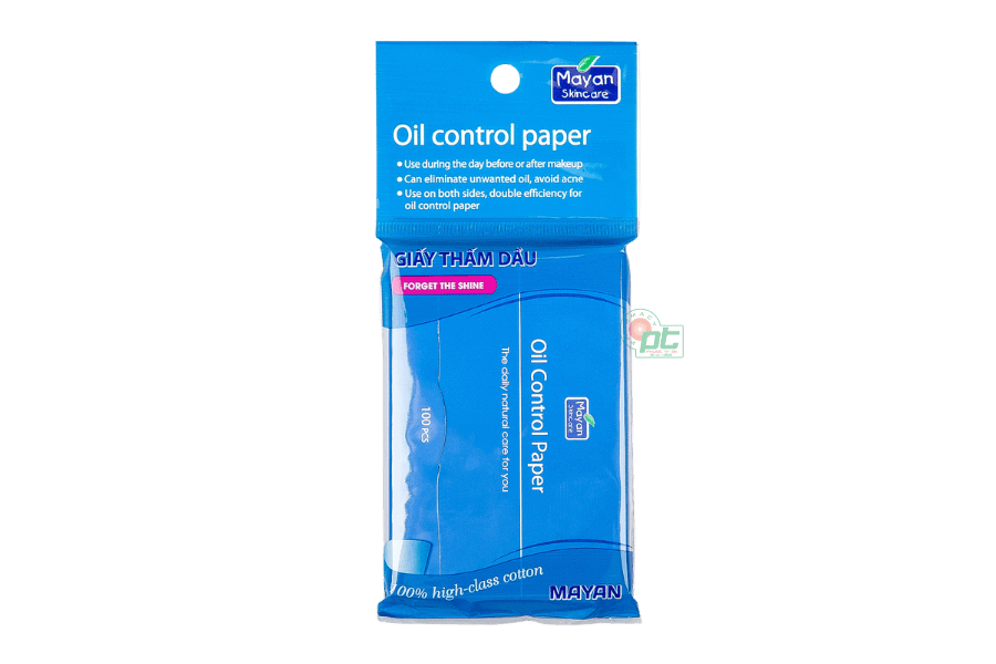 Giấy thấm dầu Mayan Oil Control Paper (gói 100 tờ)