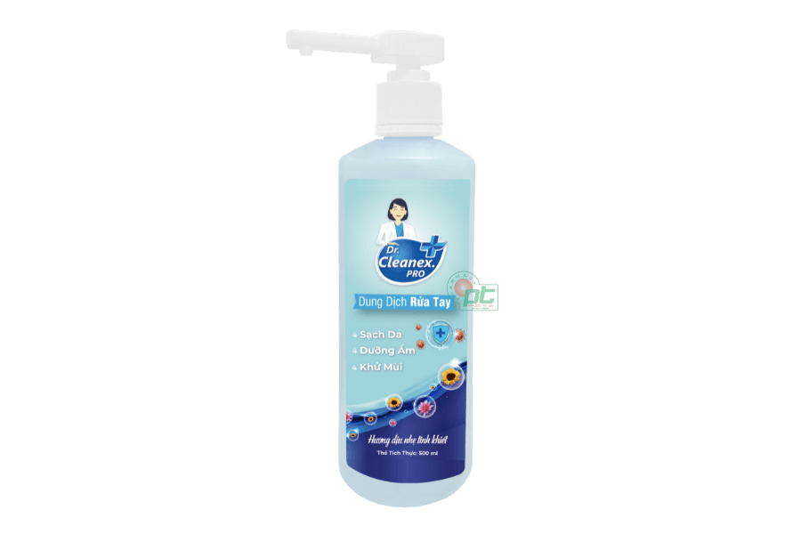Dung dịch rửa tay khô Dr Clean Pro (chai 500ml)