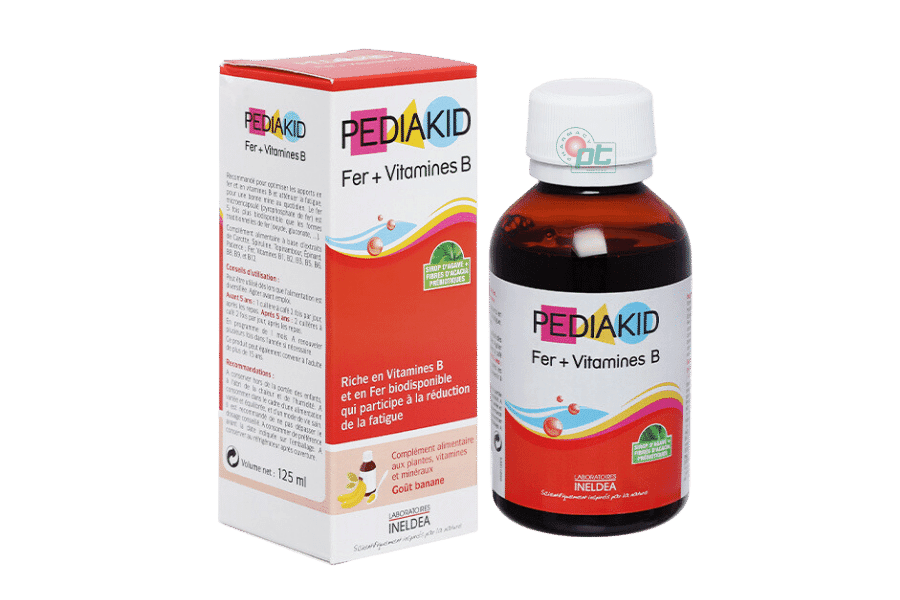 Siro Pediakid Fer + Vitamines B (Chai 125ml) - Bổ sung sắt và vitamin