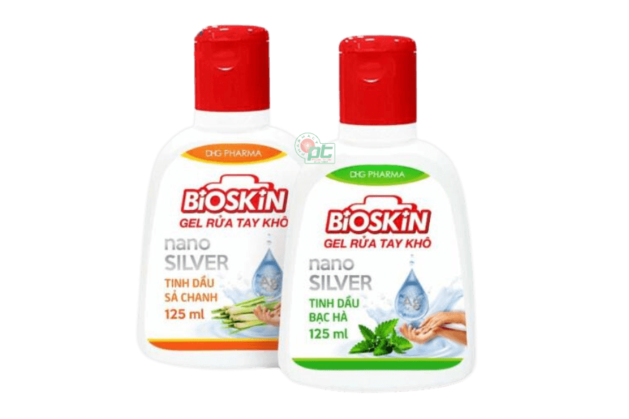 Gel rửa tay khô Bioskin giúp ngăn ngừa vi khuẩn (lọ 125ml)