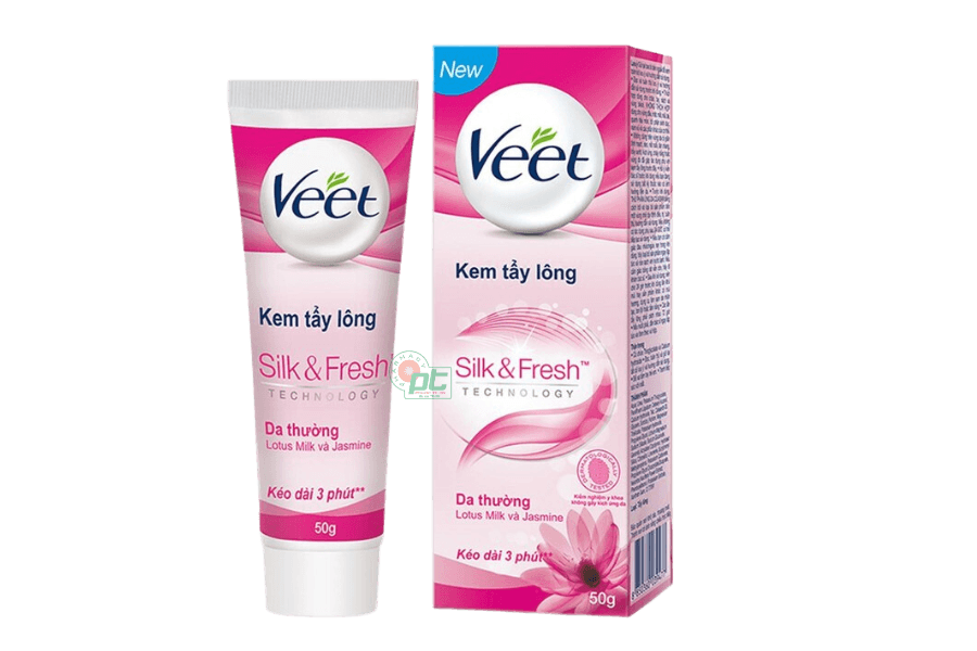 Kem tẩy lông Veet Silk & Fresh dành cho da thường (tuýp 50g)