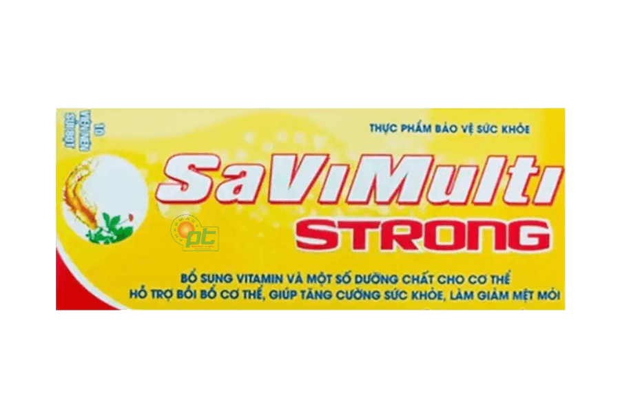 Viên sủi SaviMulti Strong - Hỗ trợ tăng sức đề kháng (hộp 10 viên)