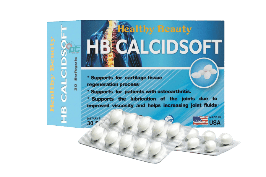 HB Calcidsoft (Hộp/ 30 viên)- Bổ sung Calcium và Vitamin D giúp cho xương chắc khỏe