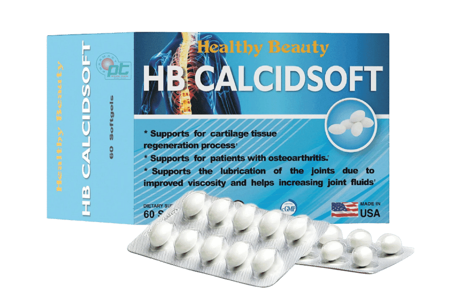 HB Calcidsoft (Hộp/ 60 viên)- Bổ sung Calcium và Vitamin D giúp cho xương chắc khỏe