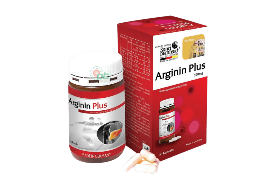 Arginin Plus Kapseln hỗ trợ cải thiện chức năng gan (hộp 60 viên) 