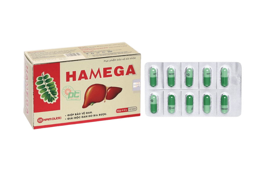 Hamega hỗ trợ mát gan, bảo vệ gan (hộp 40 viên)