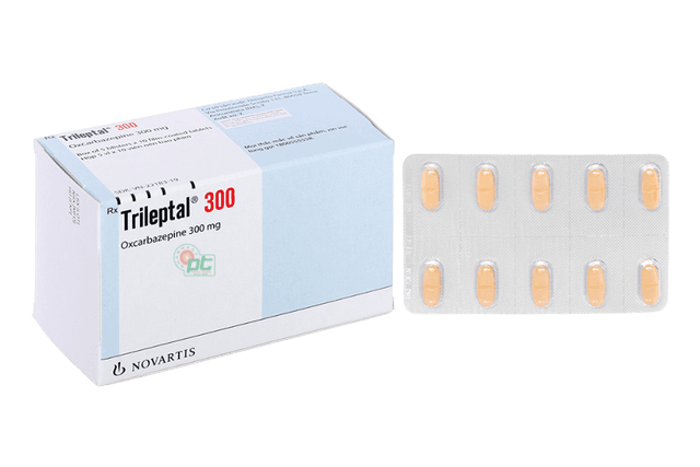 Trihepta Thuốc Trileptal 300mg điều trị động kinh (hộp 50 viên)